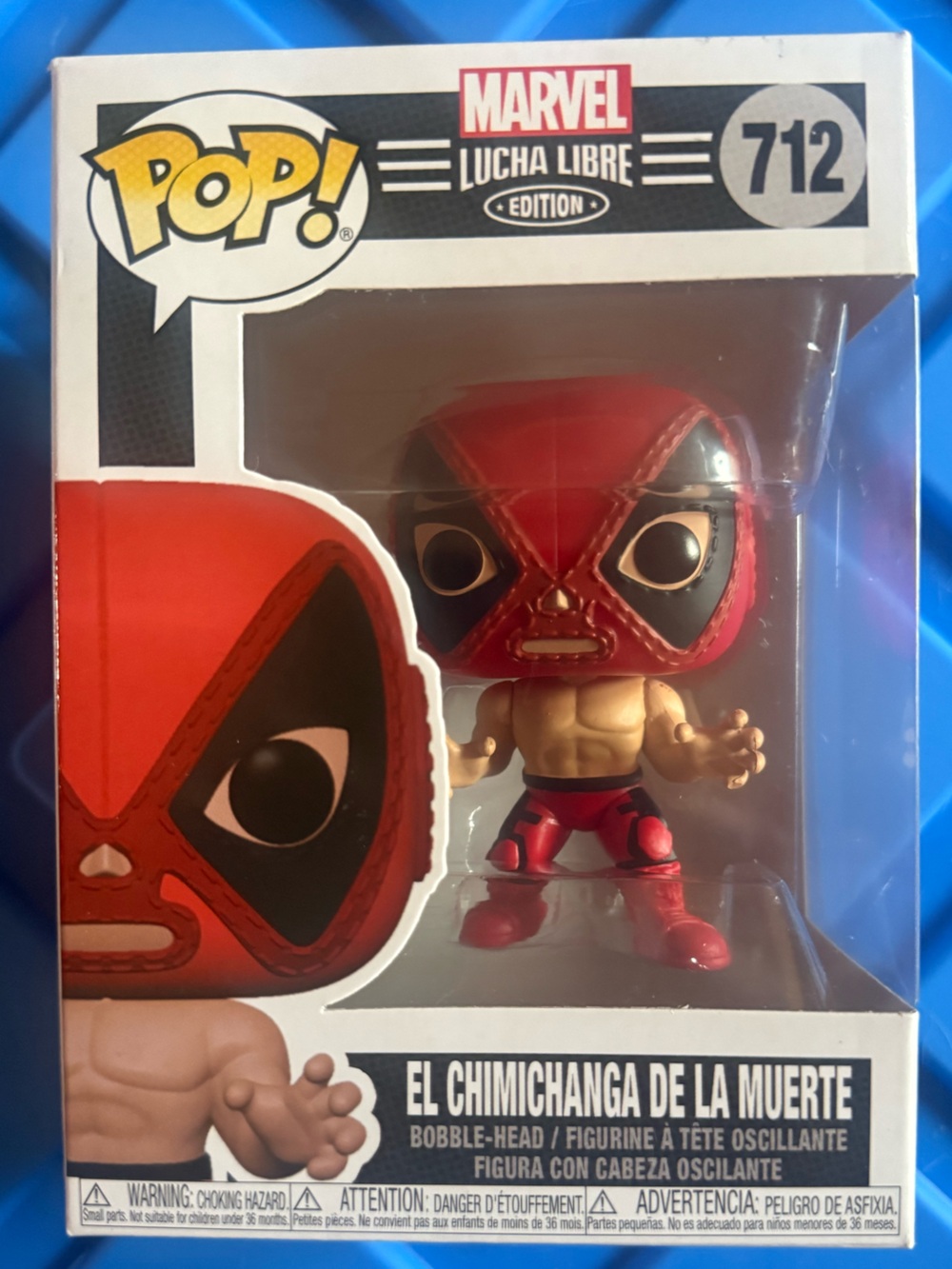 Funko Pop! Marvel Lucha Libre Red & Black Figure